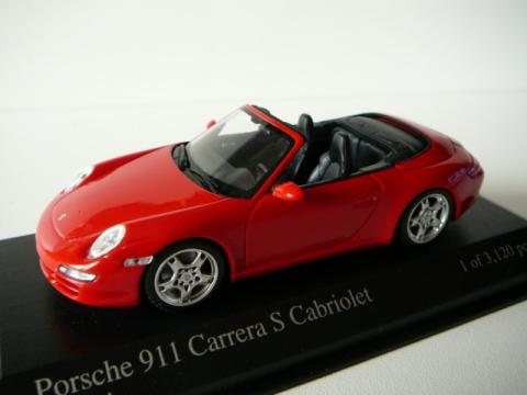 PORSCHE 911 CARRERA S CABRIOLET 1/43 MINICHAMPS